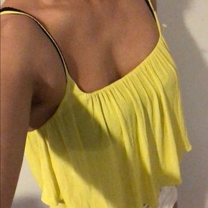 Forever 21 yellow tank
